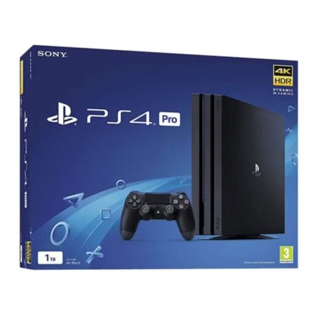 بلاي ستيشن 4 برو مجدد 1 تيرابايت مع ذراعين تحكم – PlayStation 4 Pro Refurbished 1TB