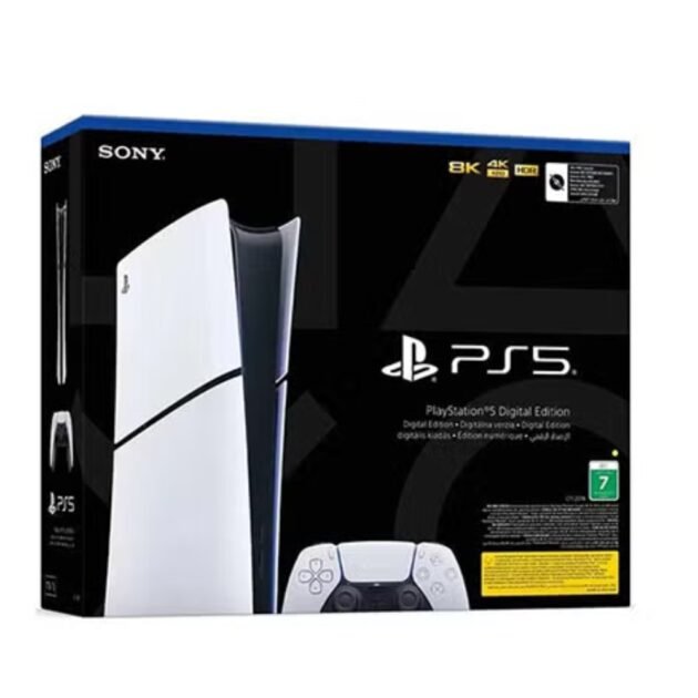 بلايستيشن سوني 5 جديد إصدار الأقراص مع يد تحكم – NEW Sony PlayStation 5 Disc Edition with DualSense Controller