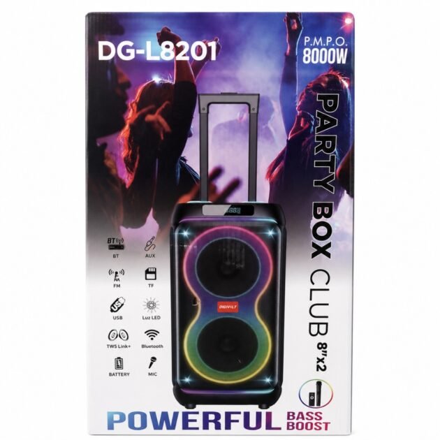 سماعة حفلات DG-L8201 بلوتوث  | DG-L8201 Party Box  Bluetooth Speaker