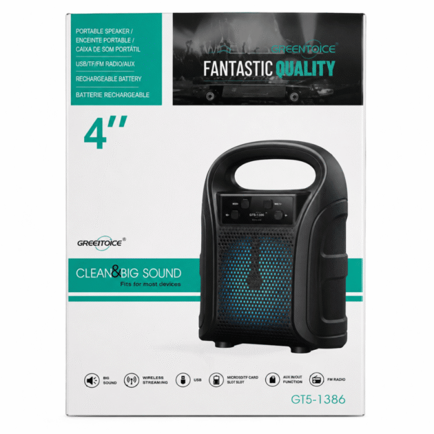 سماعة Greentoice GT5-1386 بلوتوث   | Greentoice GT5-1386  Bluetooth Speaker